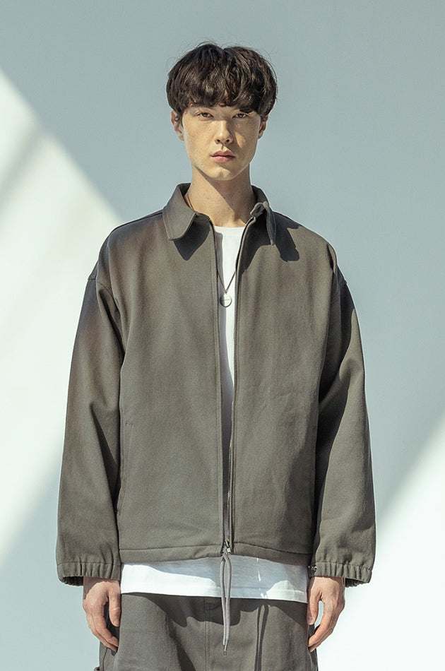 マスノウン(MASSNOUN)  HARD COTTON SOLID JACKET MSOJK002-GY