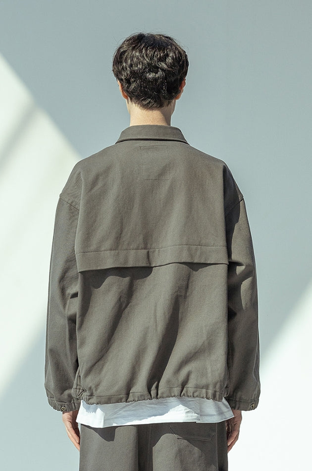 マスノウン(MASSNOUN)  HARD COTTON SOLID JACKET MSOJK002-GY