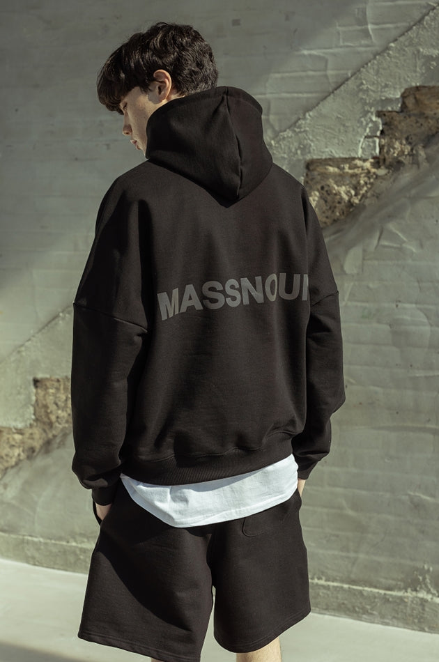 マスノウン(MASSNOUN)  SCOTCH TRAINING HOODY MSOHD002-BK