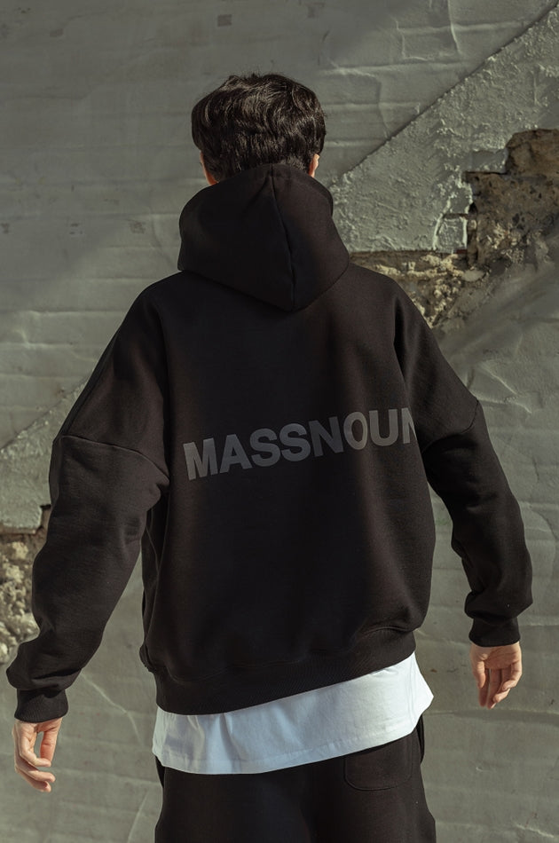 マスノウン(MASSNOUN)  SCOTCH TRAINING HOODY MSOHD002-BK
