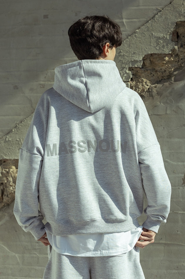 マスノウン(MASSNOUN)  SCOTCH TRAINING HOODY MSOHD002-GY