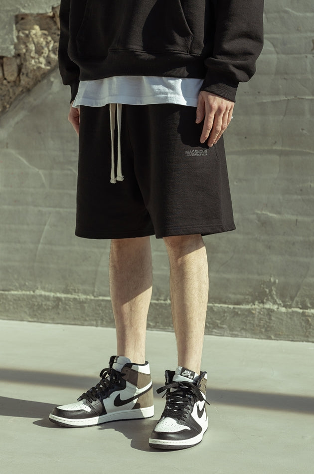 マスノウン(MASSNOUN)  SCOTCH TRAINING SHORT PANTS MSOSP001-BK