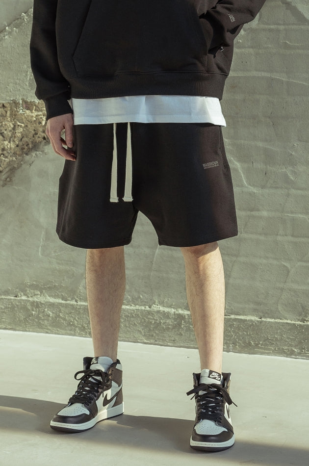 マスノウン(MASSNOUN)  SCOTCH TRAINING SHORT PANTS MSOSP001-BK