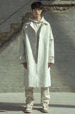 マスノウン(MASSNOUN)  SOLID OVERSIZED MAC COAT MSOCT001-IV