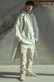 マスノウン(MASSNOUN)  SOLID OVERSIZED MAC COAT MSOCT001-IV