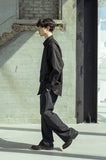 マスノウン(MASSNOUN)  OVER WRAP TECH SHIRTS MSOST001-BK