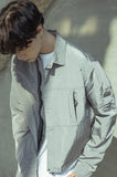 マスノウン(MASSNOUN)  CROPPED NYLON JACKET MSOJK003-GY