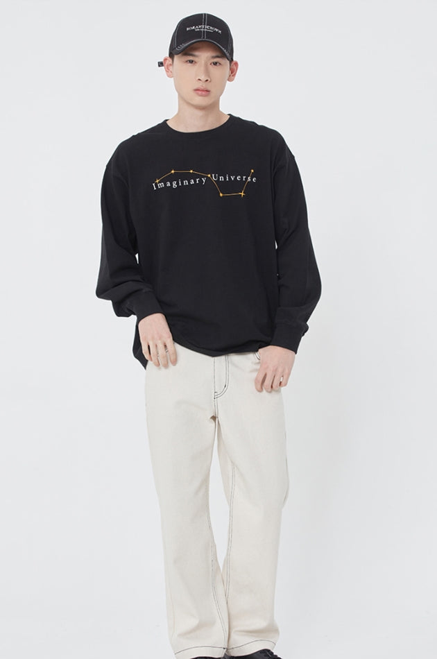 ロマンティッククラウン(ROMANTIC CROWN) CONSTELLATION LONG SLEEVES_BLACK