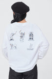 ロマンティッククラウン(ROMANTIC CROWN) CONSTELLATION LONG SLEEVES_WHITE