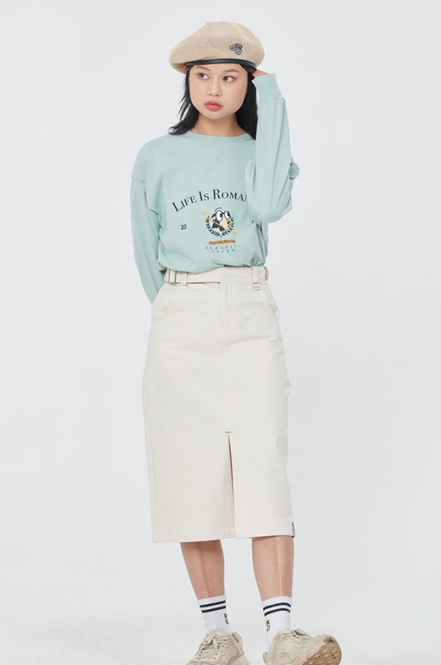 ロマンティッククラウン(ROMANTIC CROWN) UNIVERSE LONG SLEEVES_LIGHT GREEN