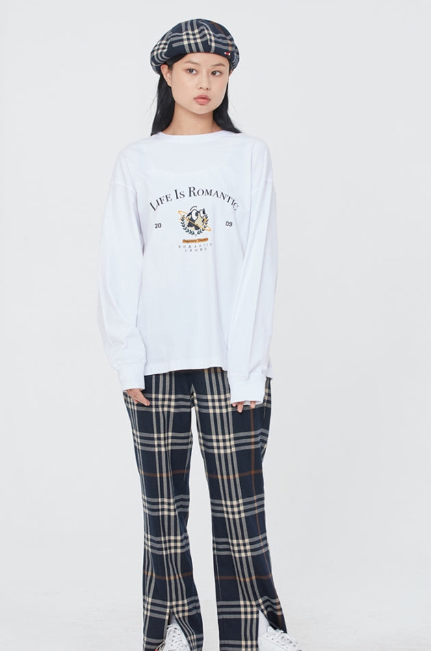 ロマンティッククラウン(ROMANTIC CROWN) UNIVERSE LONG SLEEVES_WHITE