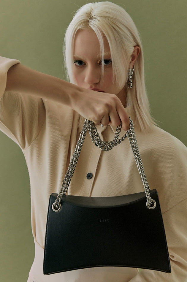 BBYB(ビービーワイビー) Nicke Chain Shoulder Bag (Jade Black)