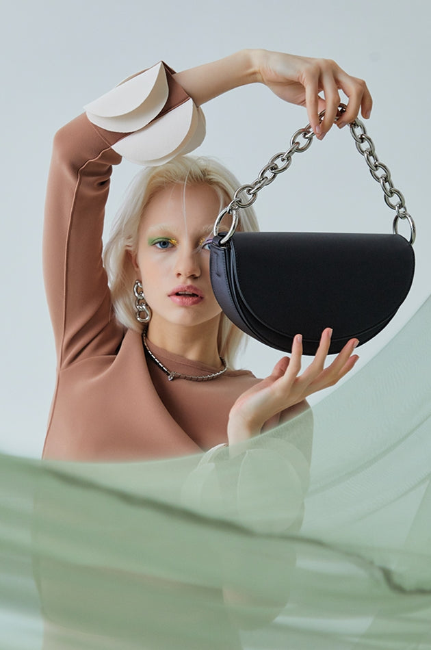 BBYB(ビービーワイビー) Atti Saddle Cross Bag (Jade Black)