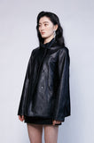 nache(ナチェ)  VINTAGE LEATHER HALF COAT