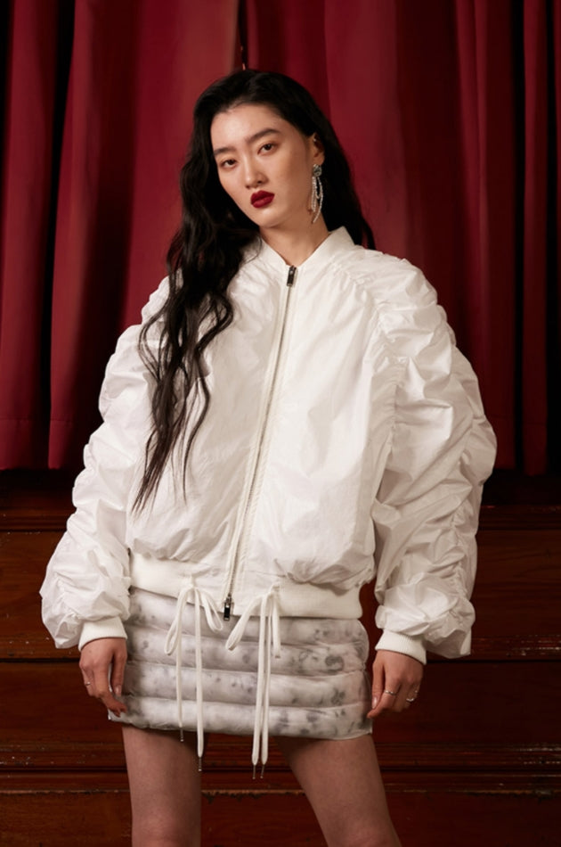 nache(ナチェ)  COATING FLIGHT JUMPER (UNISEX)