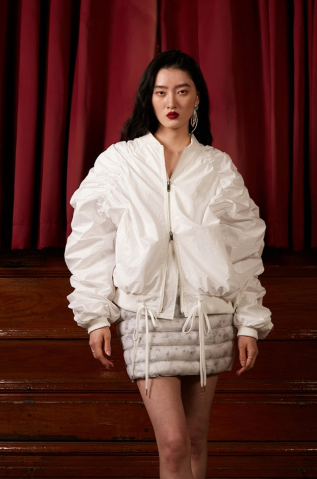 nache(ナチェ)  COATING FLIGHT JUMPER (UNISEX)