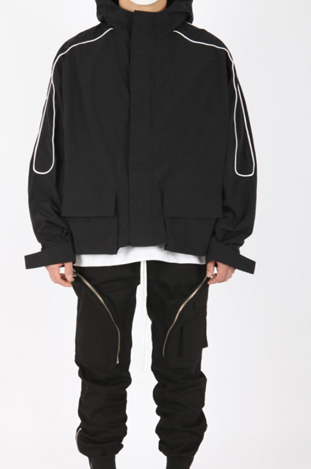 ランベルシオ(LANG VERSIO) 296 Piping Windbreaker Jacket (Windbreaker)