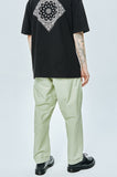 セイントペイン(SAINTPAIN) SP TWO TUCK BELT PANTS-LIGHT KHAKI