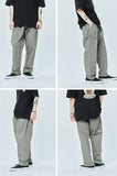 セイントペイン(SAINTPAIN) SP TWO TUCK BELT PANTS-KHAKI