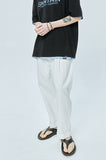 セイントペイン(SAINTPAIN) SP TWO TUCK BELT PANTS-IVORY