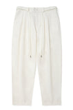 セイントペイン(SAINTPAIN) SP TWO TUCK BELT PANTS-IVORY