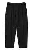 セイントペイン(SAINTPAIN) SP TWO TUCK BELT PANTS-BLACK