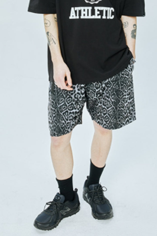 セイントペイン(SAINTPAIN) SP FATIGUE SHORT PANTS-GRAY LEOPARD