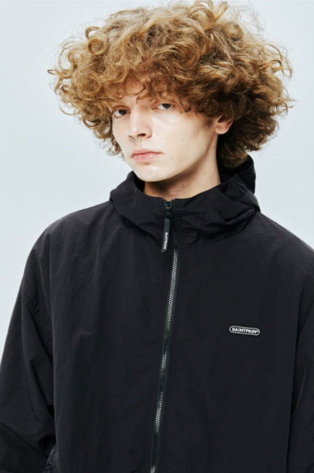 セイントペイン(SAINTPAIN) SP HOOD WIND PARKA-BLACK