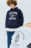 セイントペイン(SAINTPAIN) SP UNIVERSITY LOGO HOOD-NAVY