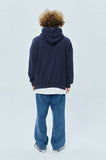 セイントペイン(SAINTPAIN) SP UNIVERSITY LOGO HOOD-NAVY