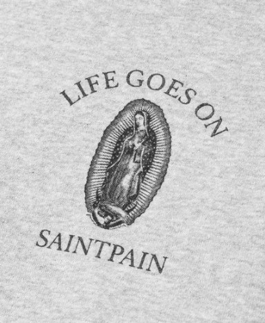 セイントペイン(SAINTPAIN) SP GOD BLESS ALL HOOD-MELANGE GRAY