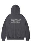 セイントペイン(SAINTPAIN) SP OUTLINE LOGO HOOD-CHARCOAL