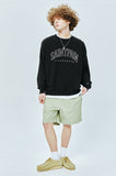 セイントペイン(SAINTPAIN) SP ARCH LOGO CREW NECK-BLACK