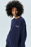 セイントペイン(SAINTPAIN) SP OUT LINE LOGO CREWNECK-NAVY