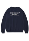 セイントペイン(SAINTPAIN) SP OUT LINE LOGO CREWNECK-NAVY