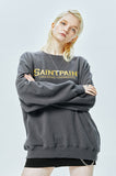 セイントペイン(SAINTPAIN) SP ORIGINAL LOGO CREWNECK-CHARCOAL