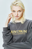 セイントペイン(SAINTPAIN) SP ORIGINAL LOGO CREWNECK-CHARCOAL