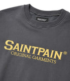 セイントペイン(SAINTPAIN) SP ORIGINAL LOGO CREWNECK-CHARCOAL