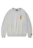 セイントペイン(SAINTPAIN) SP OUR LADY OF GUADALUPE CREW NECK-MELANGE GRAY