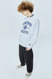 セイントペイン(SAINTPAIN) SP UNIVERSITY LOGO CREWNECK-ASH MELANGE