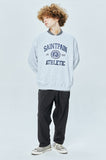 セイントペイン(SAINTPAIN) SP UNIVERSITY LOGO CREWNECK-ASH MELANGE