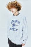 セイントペイン(SAINTPAIN) SP UNIVERSITY LOGO CREWNECK-ASH MELANGE