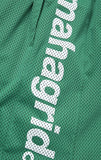 mahagrid (マハグリッド) BIG LOGO MESH SHORT [GREEN]