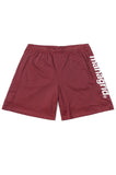 mahagrid (マハグリッド) BIG LOGO MESH SHORT [BURGUNDY]