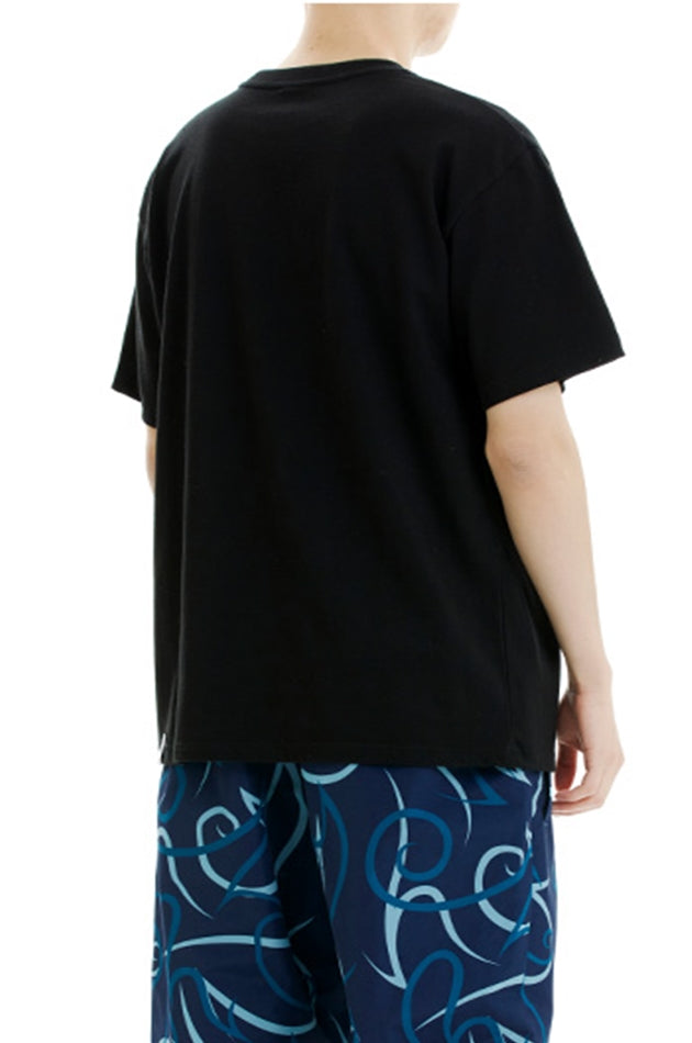 mahagrid (マハグリッド)   GLOW LOGO TEE [BLACK]