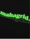 mahagrid (マハグリッド)   GLOW LOGO TEE [BLACK]