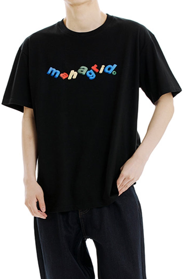 mahagrid (マハグリッド)   GRAVITY LOGO TEE [BLACK]