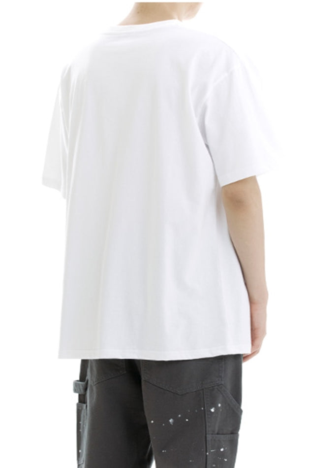 mahagrid (マハグリッド)    GRAVITY LOGO TEE [WHITE]