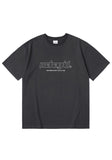 mahagrid (マハグリッド)  THIRD LOGO TEE [CHARCOAL]