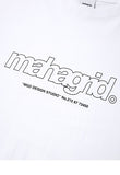 mahagrid (マハグリッド)  THIRD LOGO TEE [WHITE]